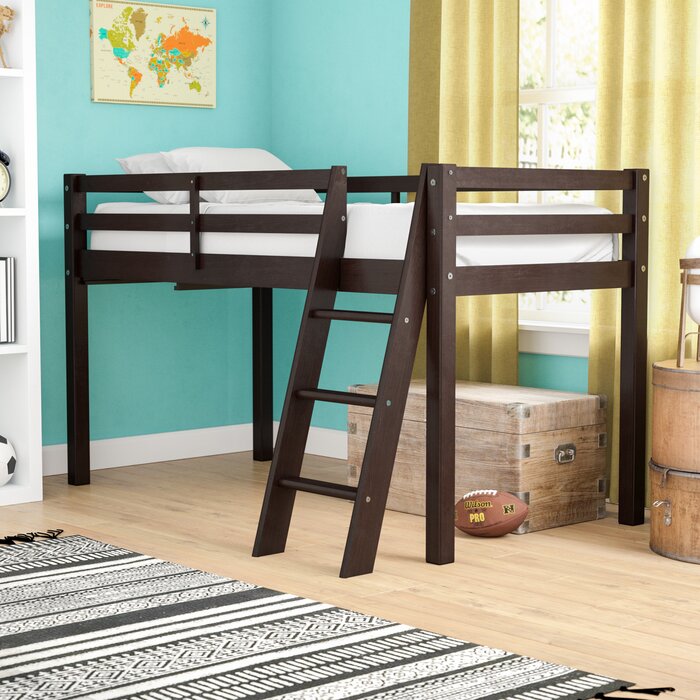 Kwinana Twin Low Loft Bed - Espresso (89MM)
