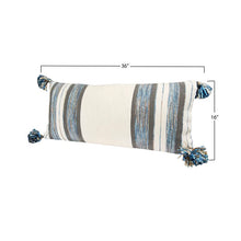 Load image into Gallery viewer, Blue; Gray Kylee Lumbar Pillow GL1130
