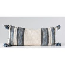 Load image into Gallery viewer, Blue; Gray Kylee Lumbar Pillow GL1130
