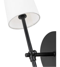 Load image into Gallery viewer, Living District LD6004W5BK Mel 1 Light 5 inch Black Wall sconce Wall Light in Brass 1302CDR
