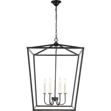 Load image into Gallery viewer, Maddox 6 Light 24 inch Black Chandelier Ceiling Light MRM501
