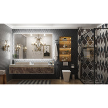 Load image into Gallery viewer, LED Backlit Frameless Lighted Bathroom Wall Mirror/Vanity Mirror w/ Brightness Adjust, 40&quot; x 60&quot;
