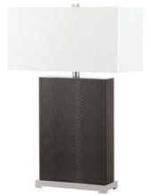 Load image into Gallery viewer, Joyce Grey Faux Snakeskin 27.75&quot; Table Lamp - Set of 2 #969HW
