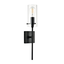 Load image into Gallery viewer, Effimero 1-Light Wall Vanity Corridor Sconce Black 3298RR
