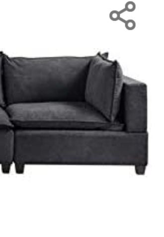 Dark Gray Fabric Corner Piece