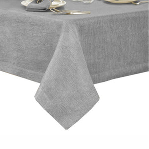 146" L x 70" W La Classica Solid Color Linen Tablecloth