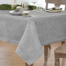 Load image into Gallery viewer, 146&quot; L x 70&quot; W La Classica Solid Color Linen Tablecloth
