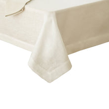 Load image into Gallery viewer, 126&quot; L x 70&quot; W La Classica Solid Color Linen Tablecloth
