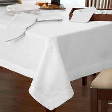 Load image into Gallery viewer, 146&quot; x 70&quot; La Classica Solid Color Linen Tablecloth
