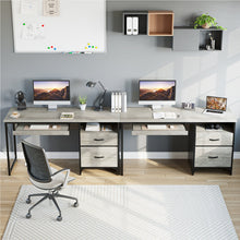 Load image into Gallery viewer, Labelle 55&quot; W Writing Study Computer Table Workstation with Keyboard Tray
