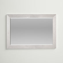 Load image into Gallery viewer, 42&quot; x 30&quot; Distressed White Lacayo Rectangle Solid Wood Wall Mirror
