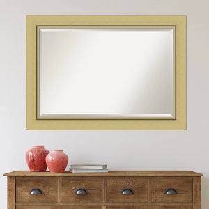30.38" x 42.38" Lachapelle Narrow Beveled Bathroom / Vanity Mirror