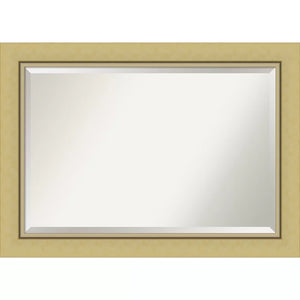 30.38" x 42.38" Lachapelle Narrow Beveled Bathroom / Vanity Mirror