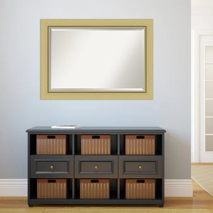 30.38" x 42.38" Lachapelle Narrow Beveled Bathroom / Vanity Mirror