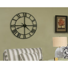 Load image into Gallery viewer, 32 x 32 Lacy Metal Wall Clock
