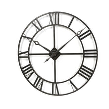 Load image into Gallery viewer, 32 x 32 Lacy Metal Wall Clock
