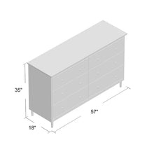 Load image into Gallery viewer, Lafever 6 Drawer 57&#39;&#39; W
