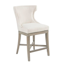 Load image into Gallery viewer, Laflamme Cream Swivel Counter Stool (LW163)
