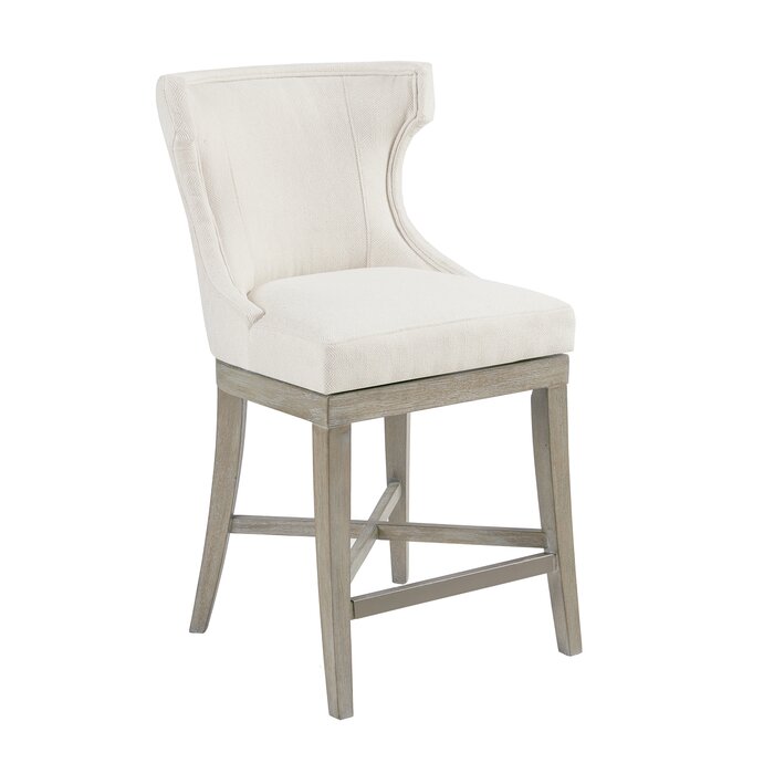 Laflamme Cream Swivel Counter Stool (LW163)