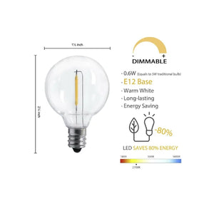 Lafollette 300'' Outdoor 25 - Bulb Globe String Light (End to End Connectable)