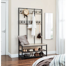 Load image into Gallery viewer, Lakyah 39.4&#39;&#39; Wide Hall Tree with Bench and Shoe Storage
