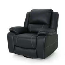 Load image into Gallery viewer, Lambdin Vegan Leather Swivel Recliner, 39&quot;

