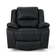 Load image into Gallery viewer, Lambdin Vegan Leather Swivel Recliner, 39&quot;
