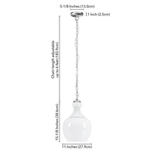 Load image into Gallery viewer, Lampe 1 - Light Single Teardrop Pendant 3162AH

