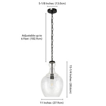 Load image into Gallery viewer, Lampe 1 - Light Single Teardrop Pendant 7083RR
