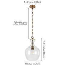 Load image into Gallery viewer, Lampe 1 - Light Single Teardrop Pendant MRM4206
