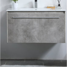 Load image into Gallery viewer, Laperle 36&quot; Wall-Mounted Single Bathroom Vanity Set *BASE only
