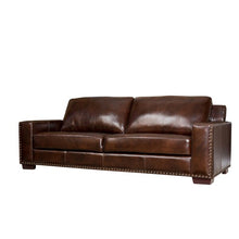 Load image into Gallery viewer, Lapidge 90&quot; Square Arms Sofa Merlot
