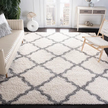 Load image into Gallery viewer, Lapidge Geometric Area Rug in Ivory/Gray 8&#39; x 10&#39;
