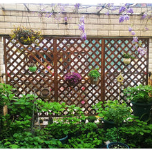 Load image into Gallery viewer, 72&quot; H x 36&quot; W x 2&quot; D Lappin Wood Lattice Panel Trellis (Set of 3)
