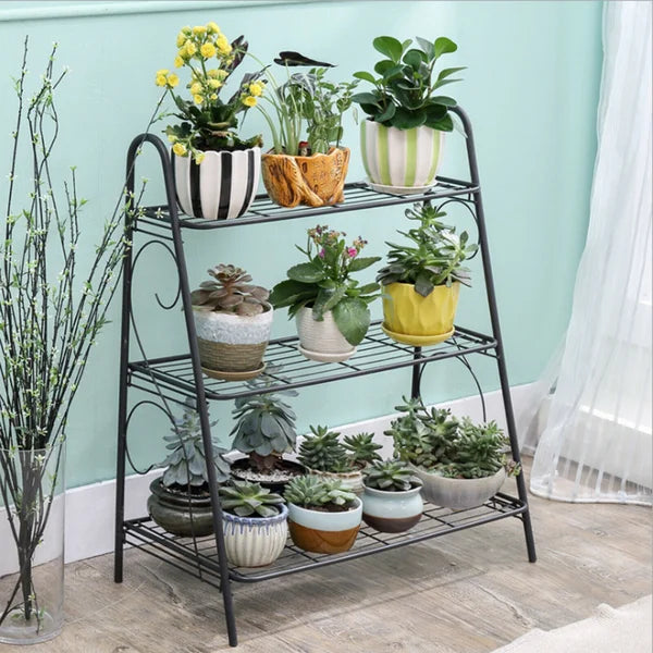 Lares Rectangular Multi-Tiered Plant Stand