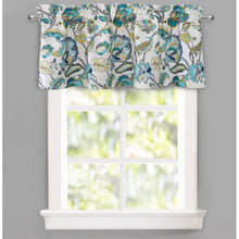 Load image into Gallery viewer, Lariviere Floral Tailored 52&#39;&#39; Window Valance in Gray/Green/White
