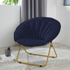 Larkin 30'' Wide Velvet Papasan Chair