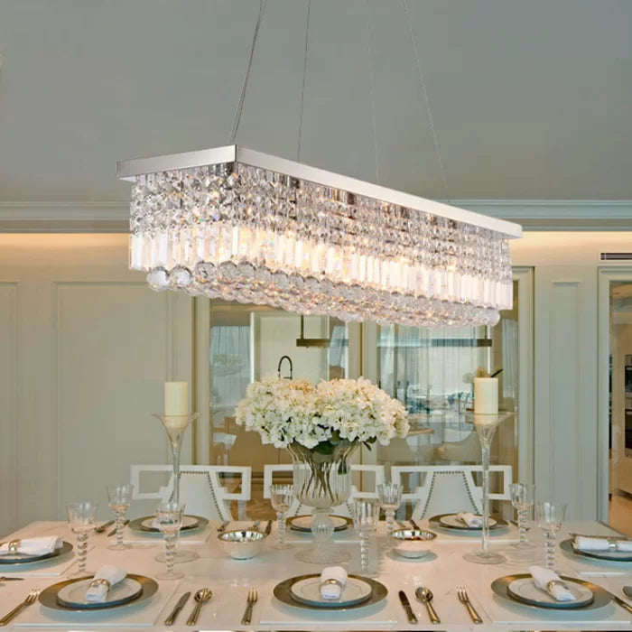 Larosa 5 - Light Unique Rectangle Chandelier