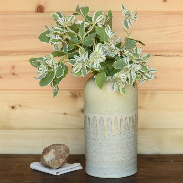 Lasso Green 11'' Ceramic Table Vase