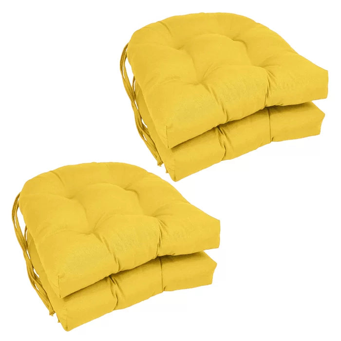 4 - Piece Chair Pad 16'' W x 16'' D (Set of 4)