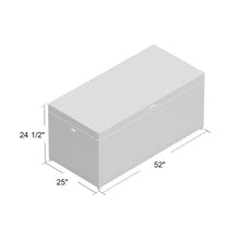 Load image into Gallery viewer, Latitude Run® Adelita 100 Gallons Gallon Water Resistant Wicker Deck Box in Brown 2737AH
