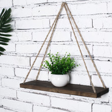 Load image into Gallery viewer, Brown Latulipe 2 Piece Triangle Solid Wood Floating Shelf (Set of 2) OG213
