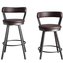 Load image into Gallery viewer, Laub Swivel Counter Stool (25.5" Seat Height) (Set of 2)
