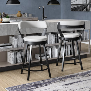 Williston forge laub 2025 swivel bar stool