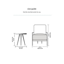 Load image into Gallery viewer, Laurence 18&#39;&#39; Tall Solid Wood 3 Legs End Table

