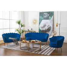 Load image into Gallery viewer, Lauretta 32&quot; W Tufted Velvet Barrel Chair MRM1341
