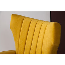 Load image into Gallery viewer, Lauretta Wingback Chair Yellow #2508HW
