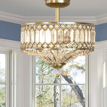 Load image into Gallery viewer, Laurie 2 - Light 14.75&quot; Chandelier Style Drum Semi Flush Mount 4782RR
