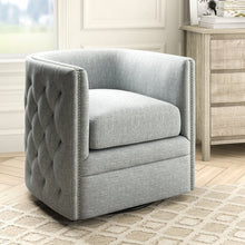 Load image into Gallery viewer, Lavaca 30.3&quot; Wide Tufted Polyester Swivel Barrel Chair MRM1773

