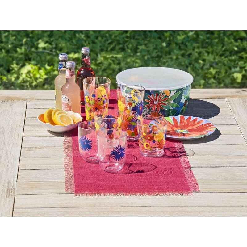 Lavant 39.5 oz. Midsummer Floral Melamine Cereal Bowl (Set of 6) 5065RR